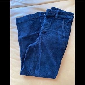 The Corduroy Wide-Leg Pant in Navy